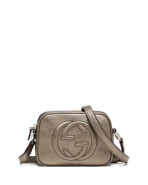 Gucci Girls' Soho Leather Messenger Bag, Sasso 